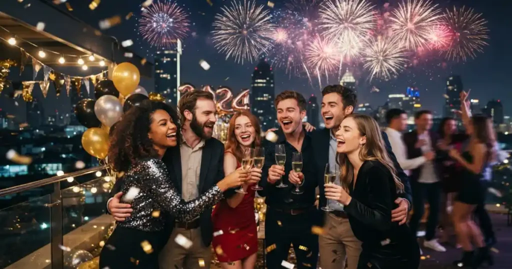 Celebration Happy New Year Wishes for Friends