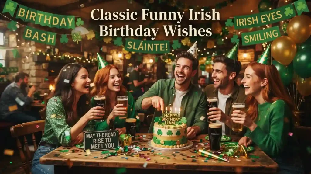 Classic Funny Irish Birthday Wishes
