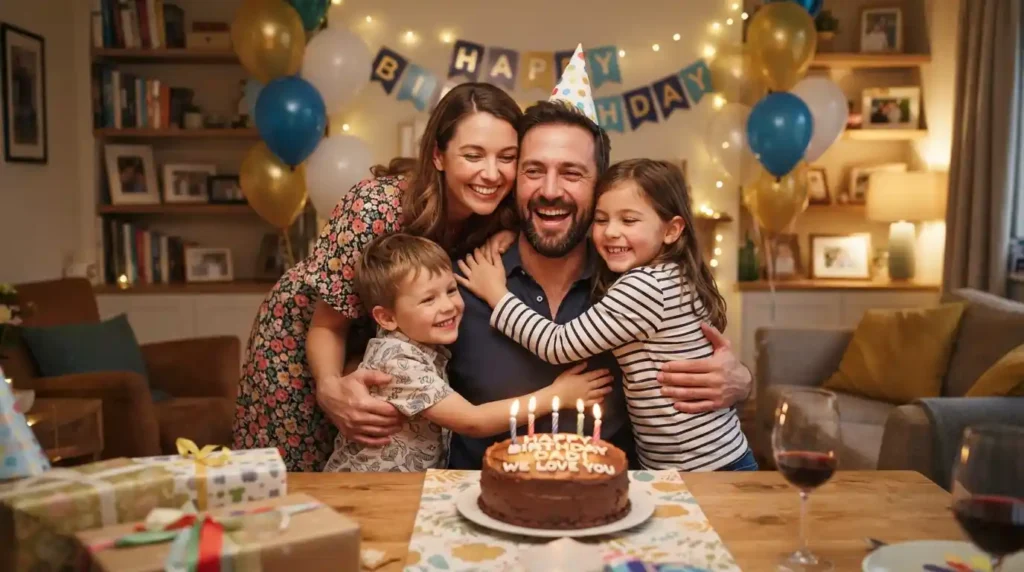 Family Happy Birthday Hubby Wishes