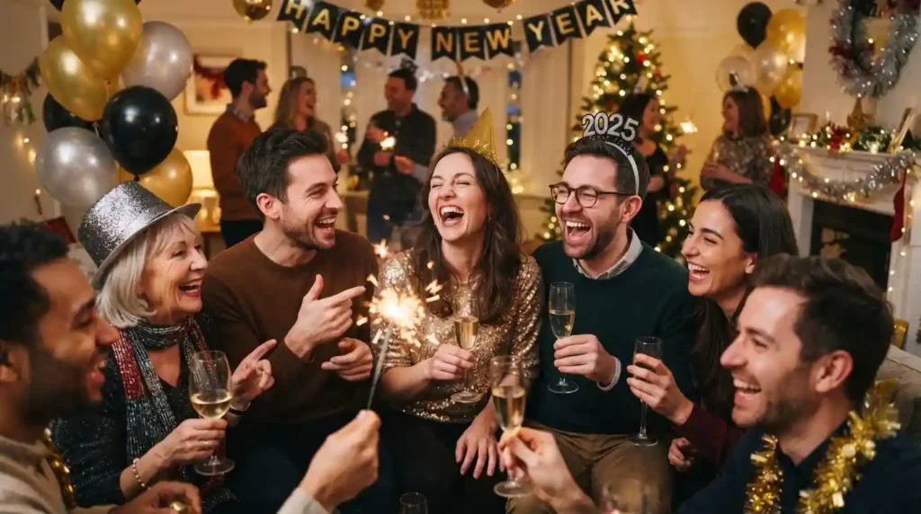 Funny New Year Wishes for Family and Friends