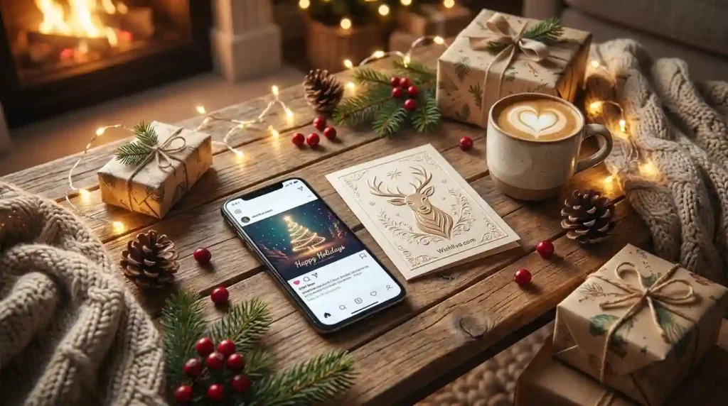 Social Media Caption Ideas for Holiday Cards
