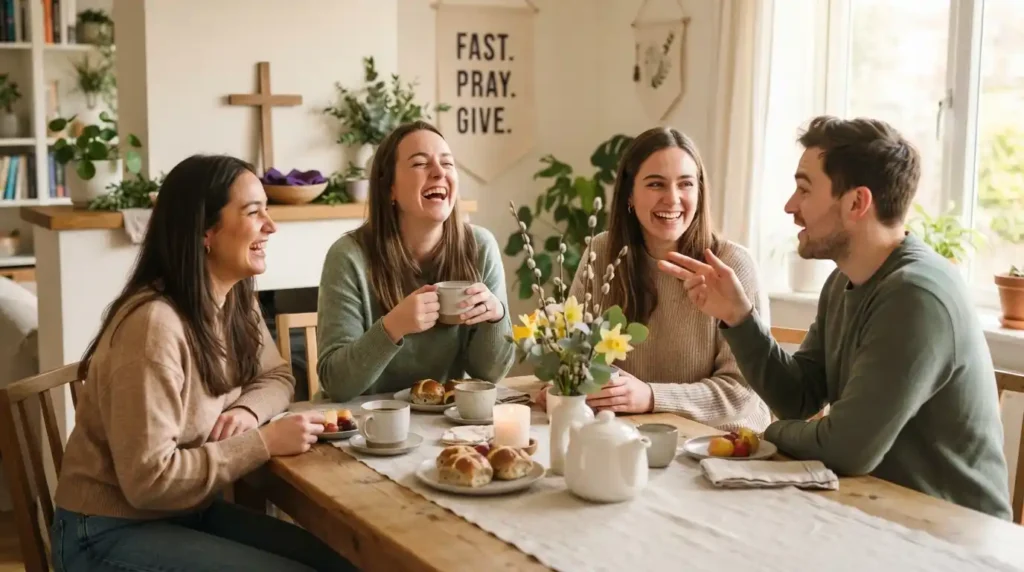 Funny Lent wishes with cheerful spirit
