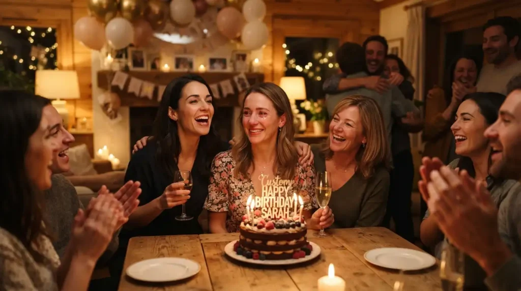 Heartfelt singing birthday wishes