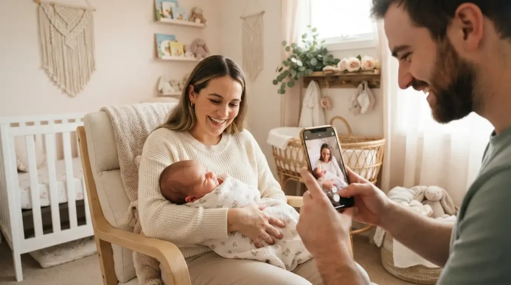 WhatsApp and Social Media Baby Captions