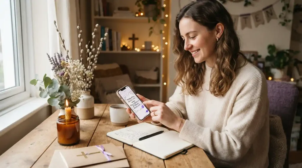 WhatsApp and social media Lent captions