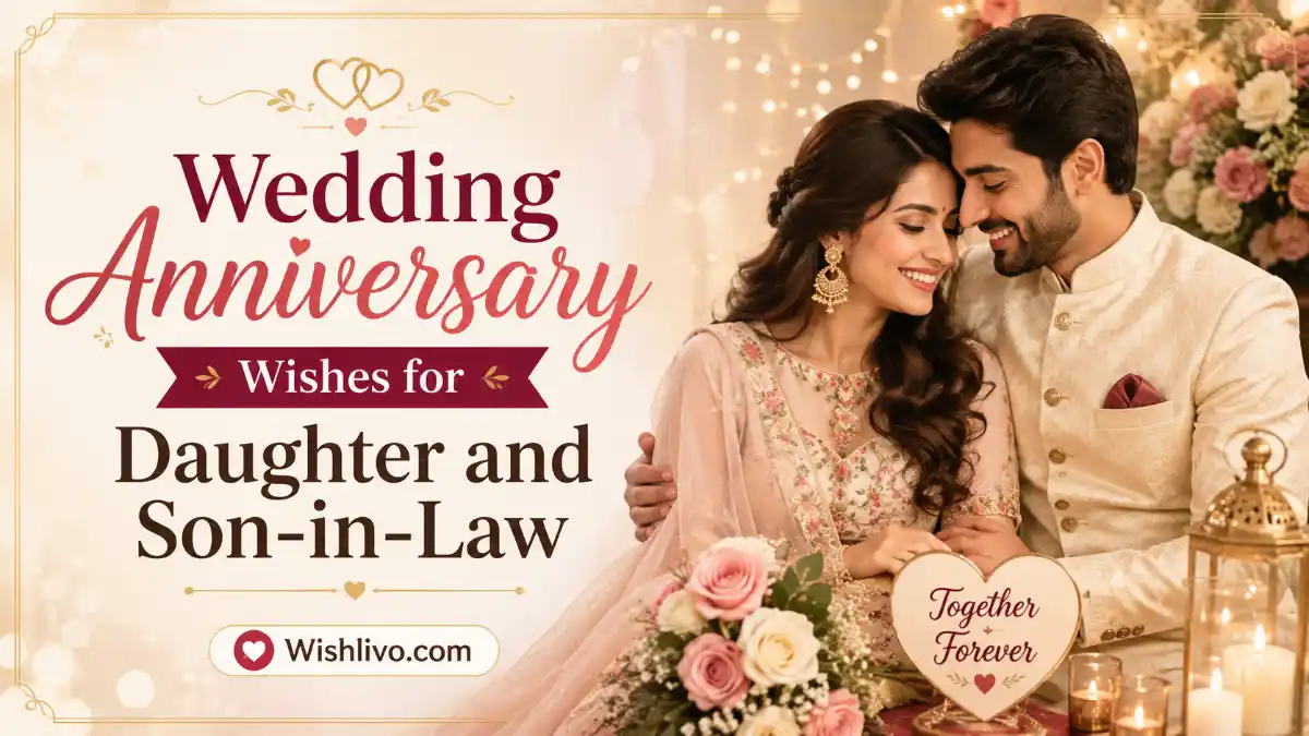 Anniversary Wishes for Daughter and Son-in-Law
