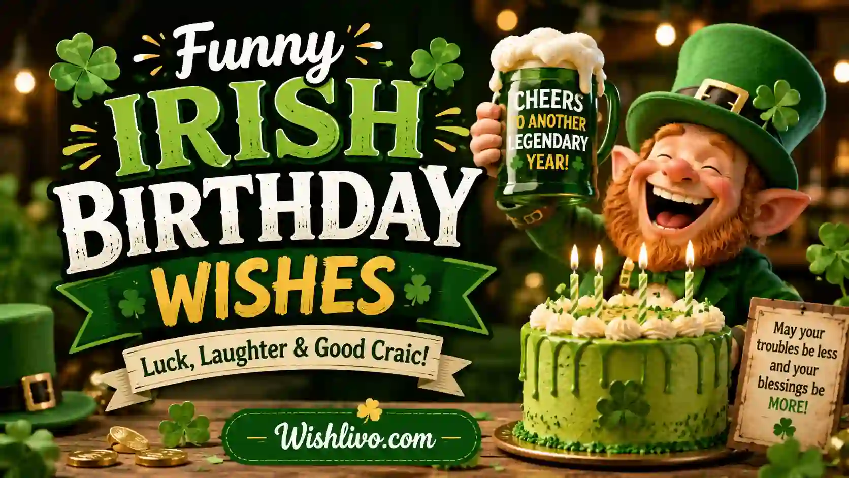 Funny Irish Birthday Wishes