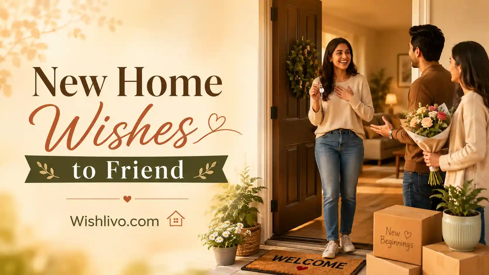 New Home Wishes to Friend