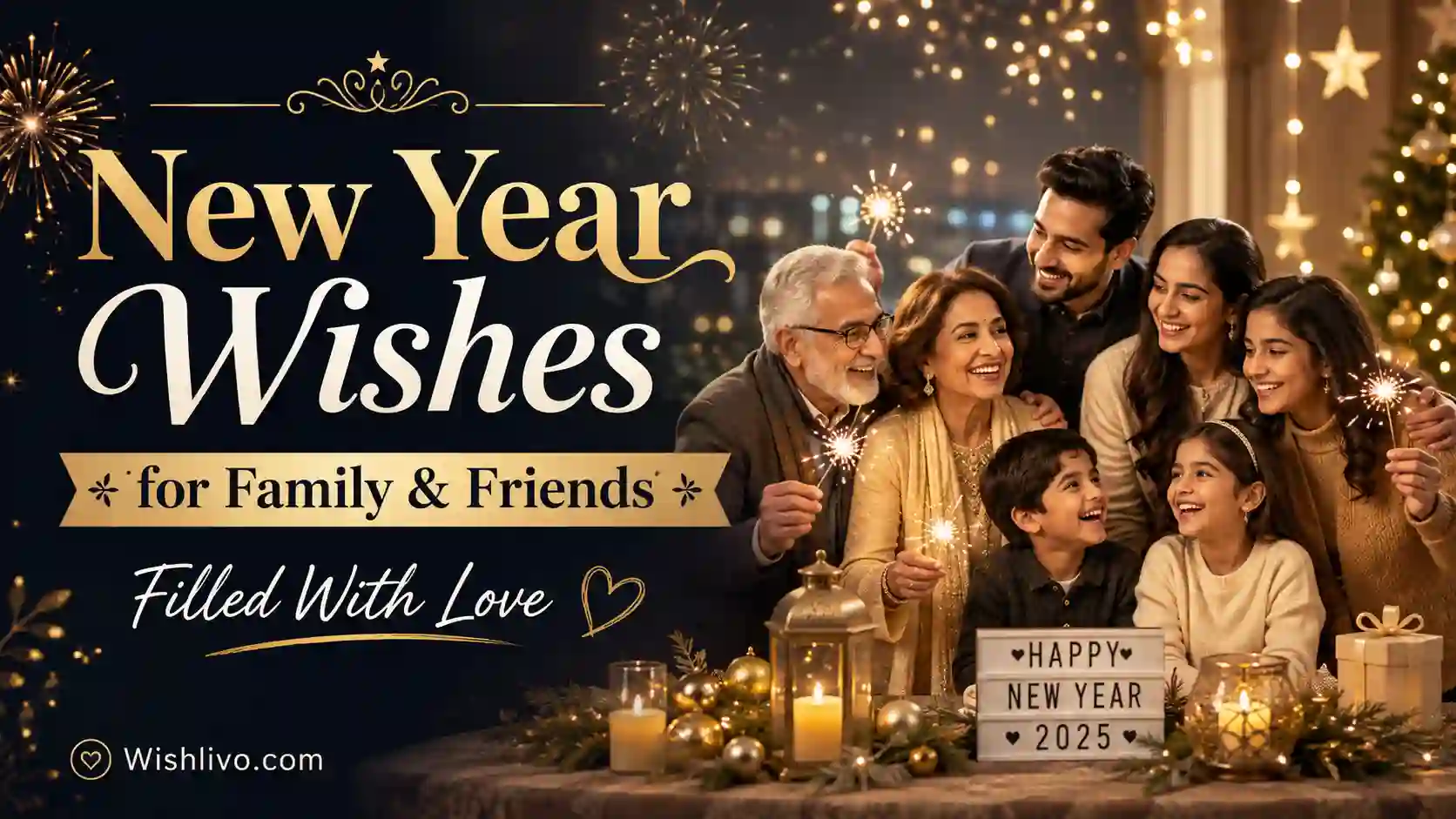 New Year Wishes for Family and Friends