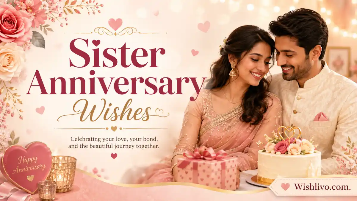 Sister Anniversary Wishes