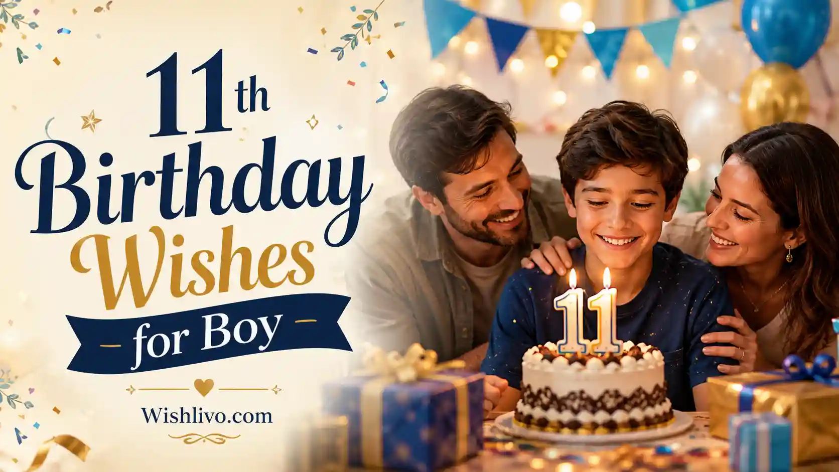 11th Birthday Wishes for Boy