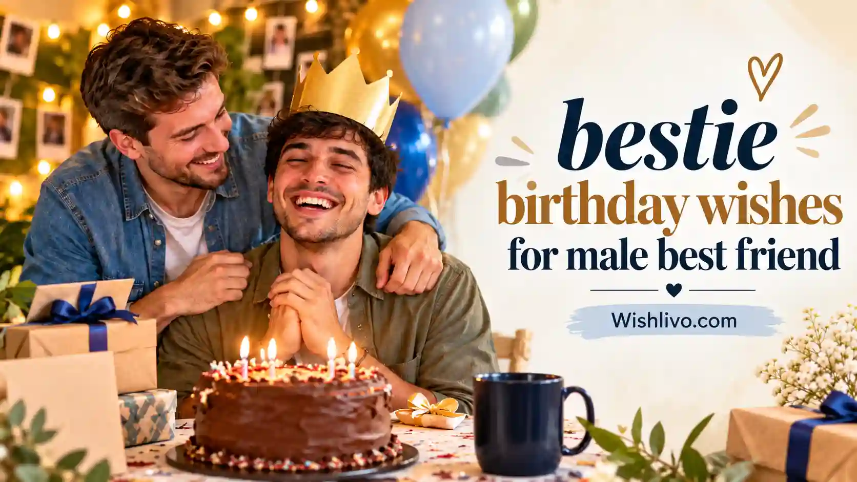 Bestie Birthday Wishes for Male Best Friend