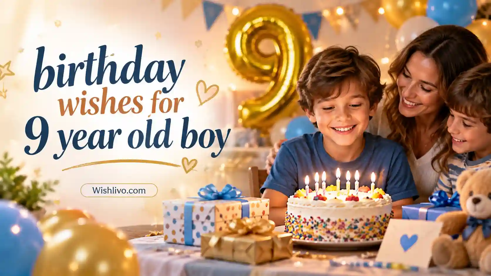 Birthday Wishes for 9 Year Old Boy