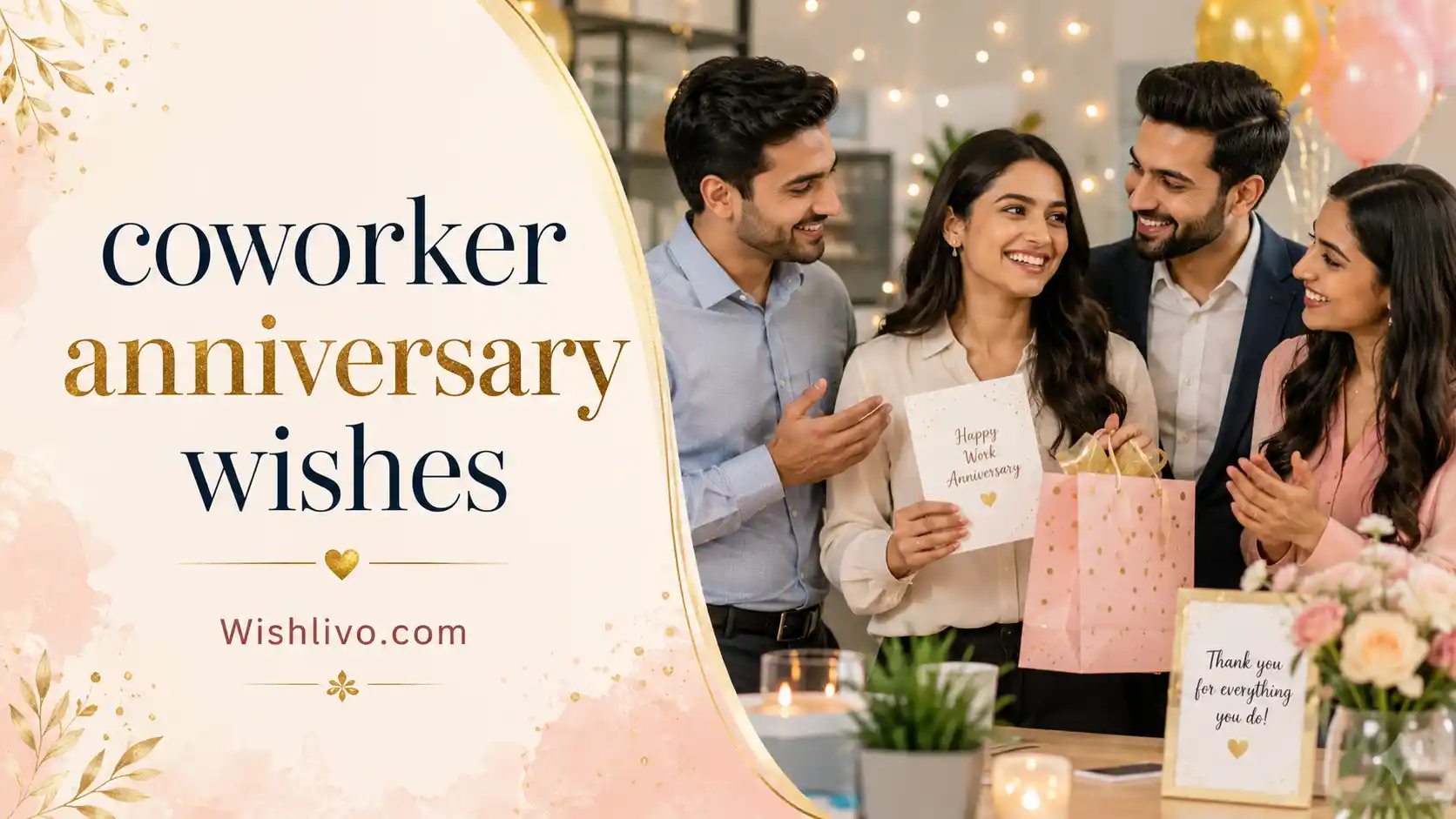 Coworker Anniversary Wishes