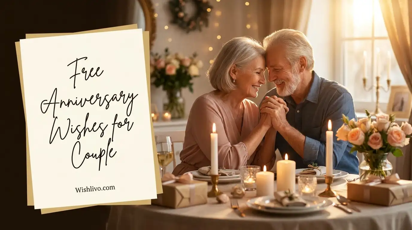 Free Anniversary Wishes for Couple