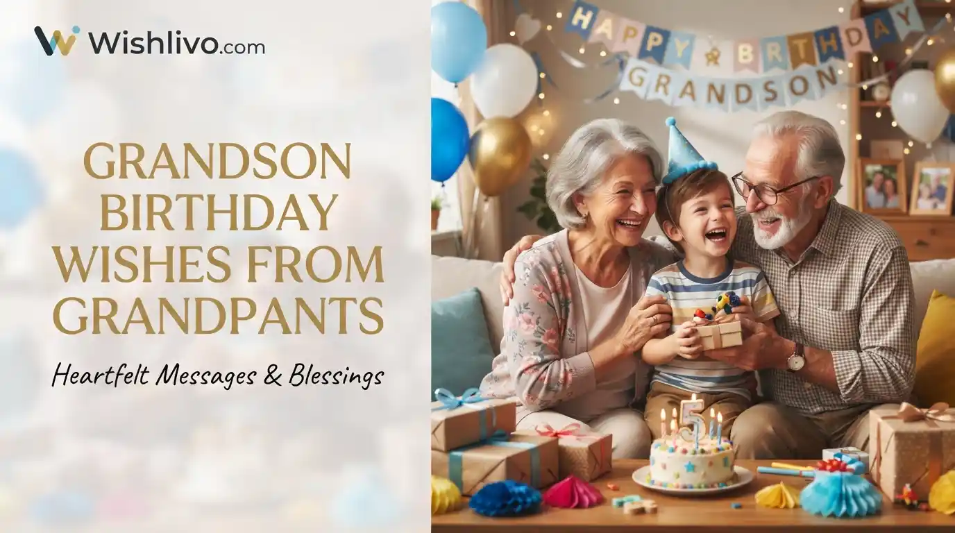 Grandson Birthday Wishes from Grandparents